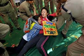 tibetian protest new delhi, seven more tibetian protesters arrested